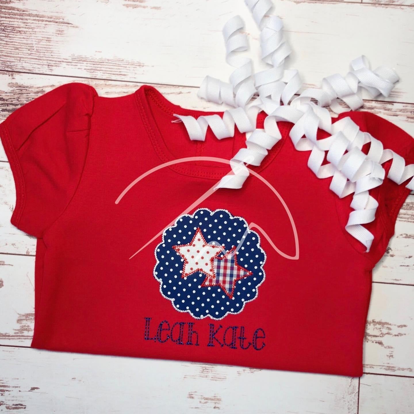 Scalloped Stars Tee