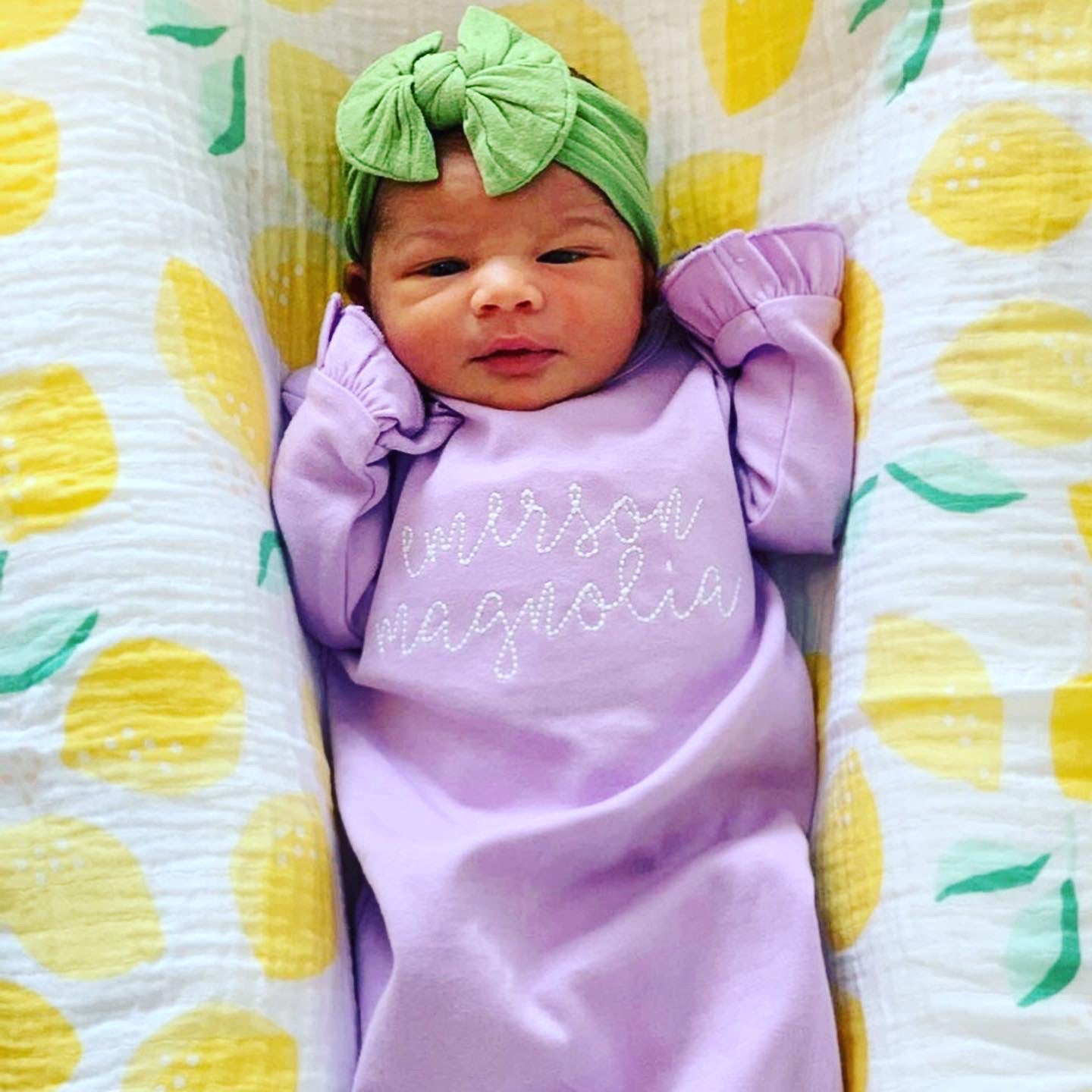 Ruffle Baby Gown