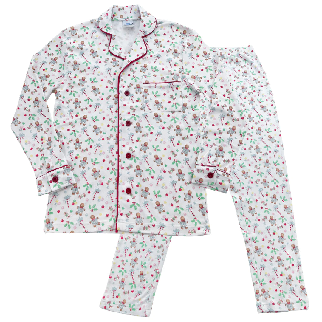 CHRISTMAS PRE-ORDER - Adult Unisex Button Pajama Set