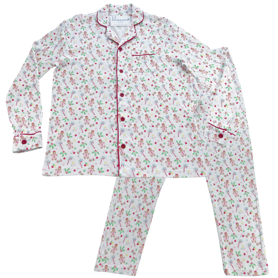 CHRISTMAS PRE-ORDER - Adult Unisex Button Pajama Set