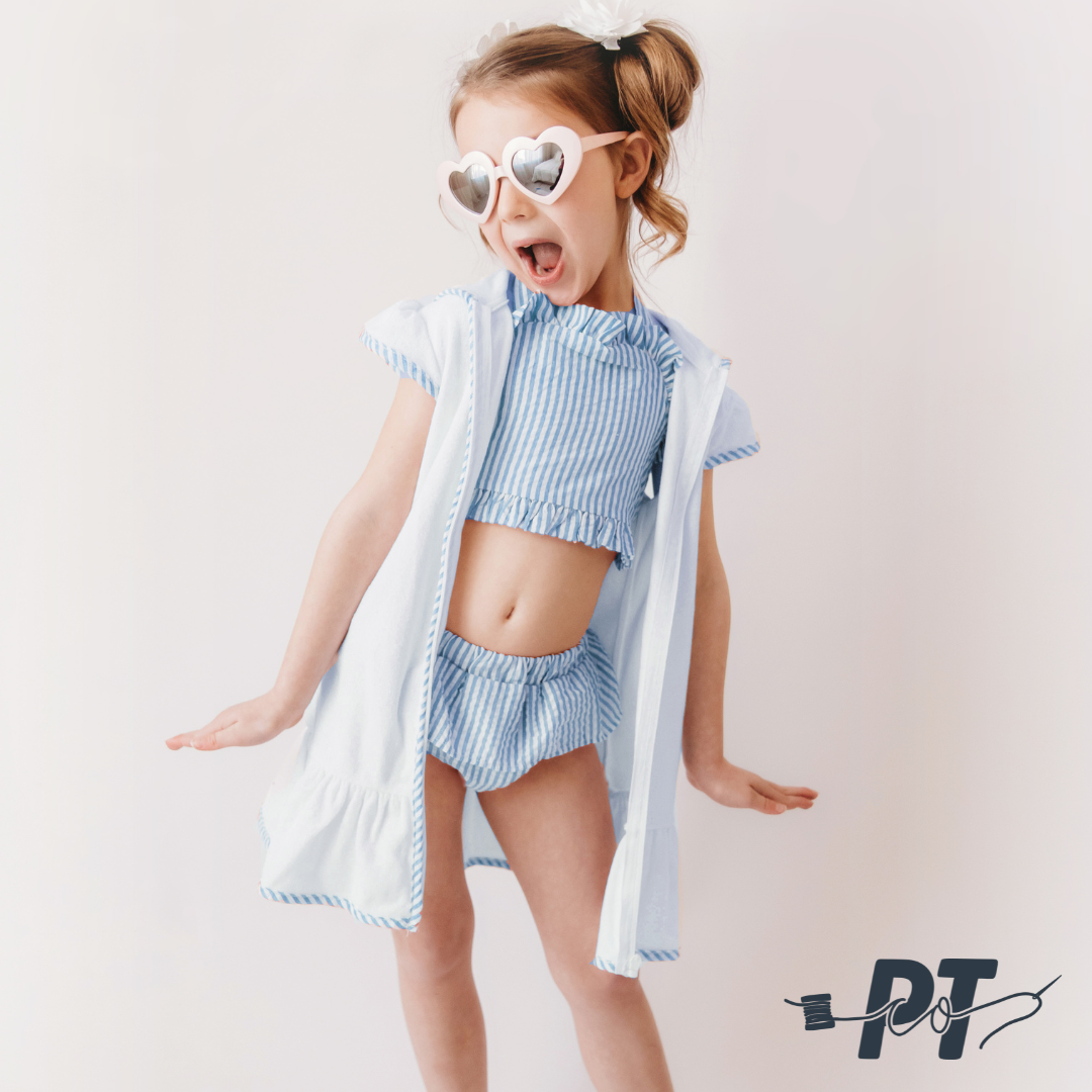 Girls Terry Cloth Swim Cover-Up Dress