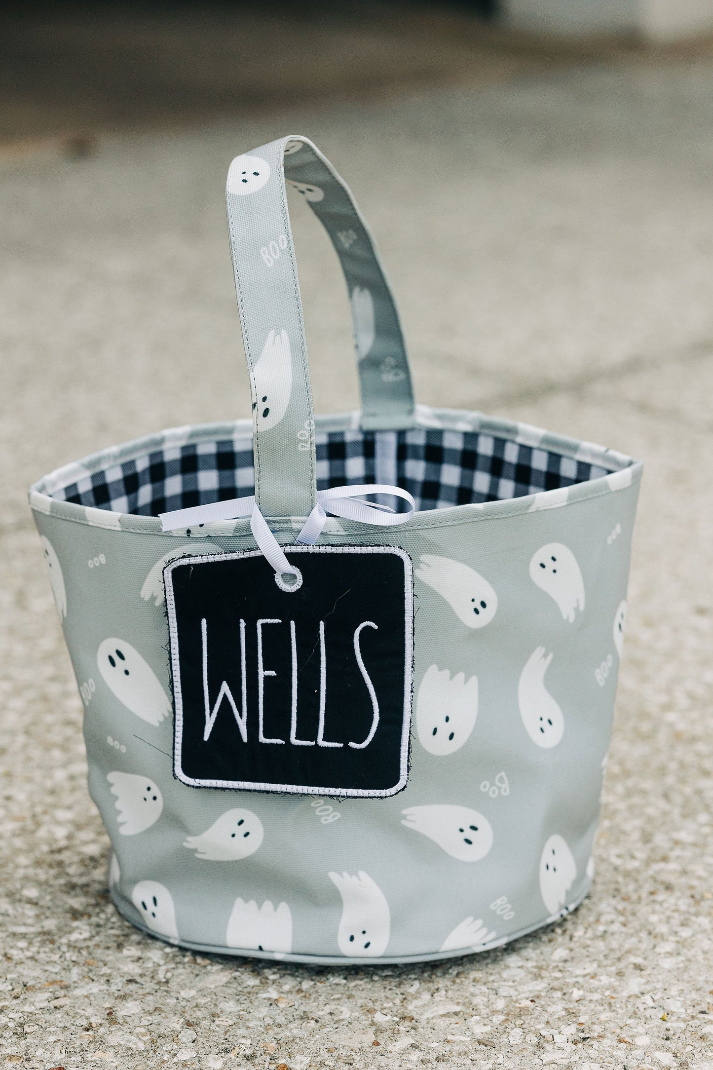Reversible Halloween Bucket