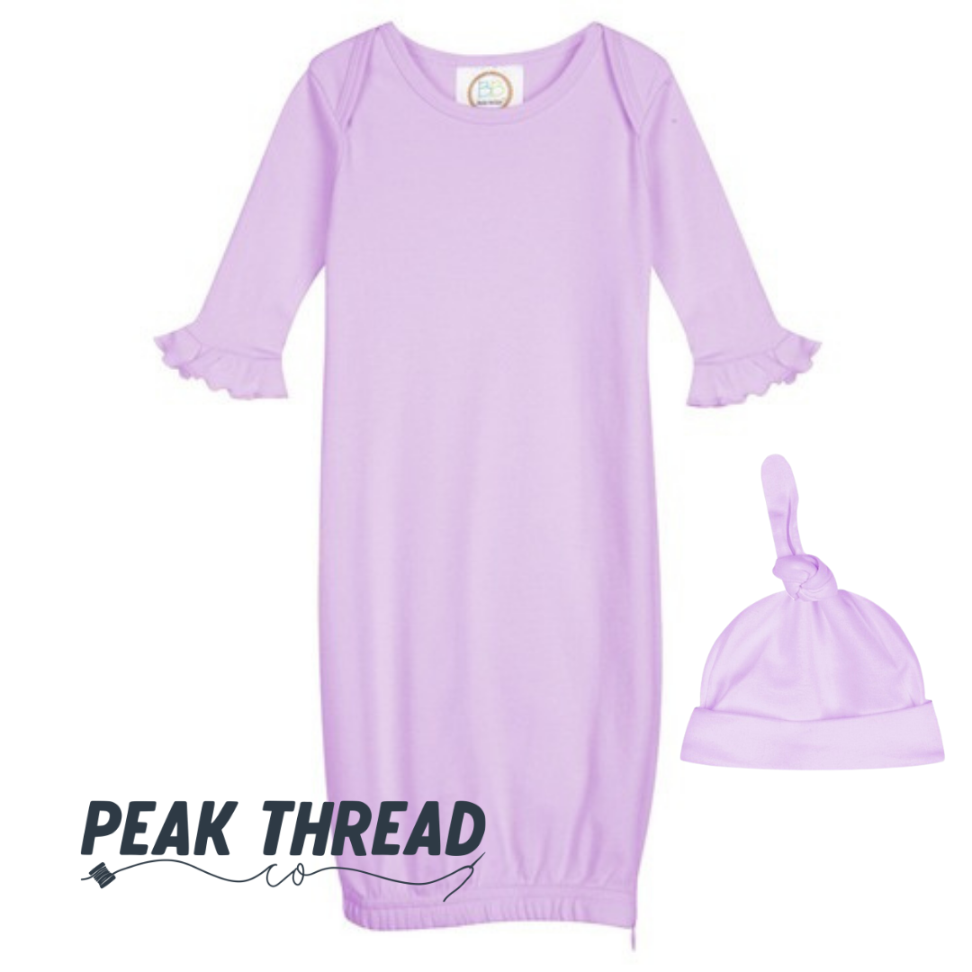 Ruffle Baby Gown