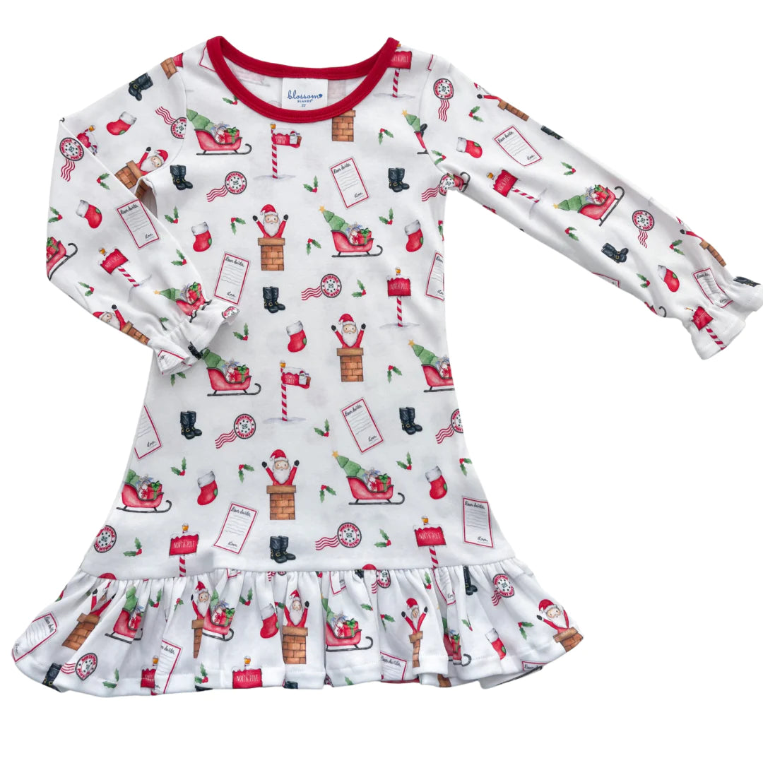 CHRISTMAS PRE-ORDER - Girls Ruffle Dress