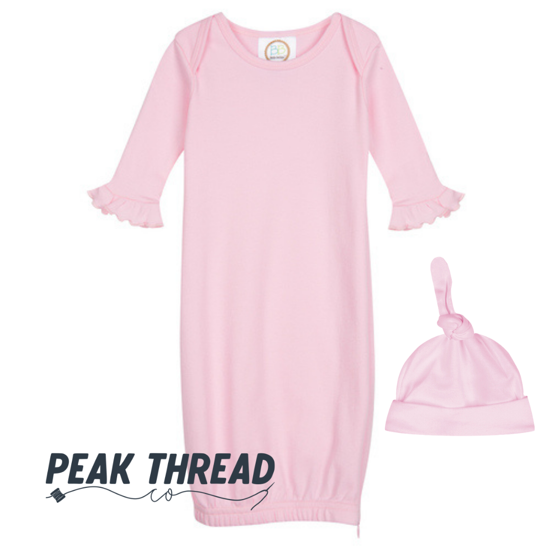 Ruffle Baby Gown