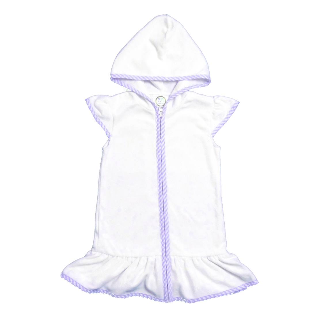 Girls Terry Cloth Swim Cover-Up Dress