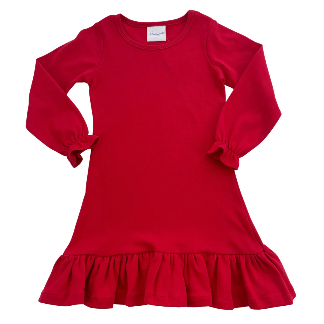 CHRISTMAS PRE-ORDER - Girls Ruffle Dress
