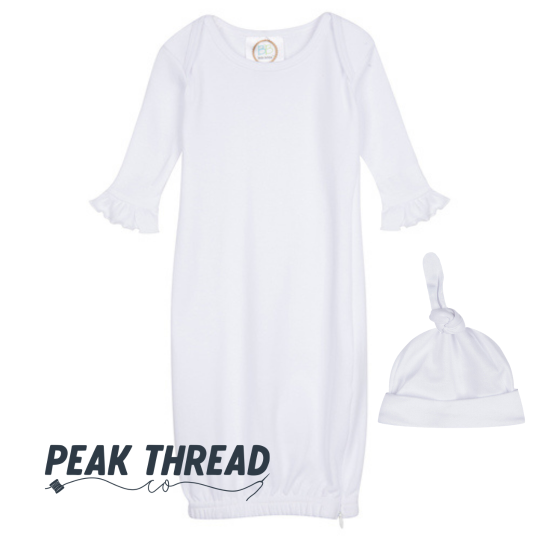 Ruffle Baby Gown