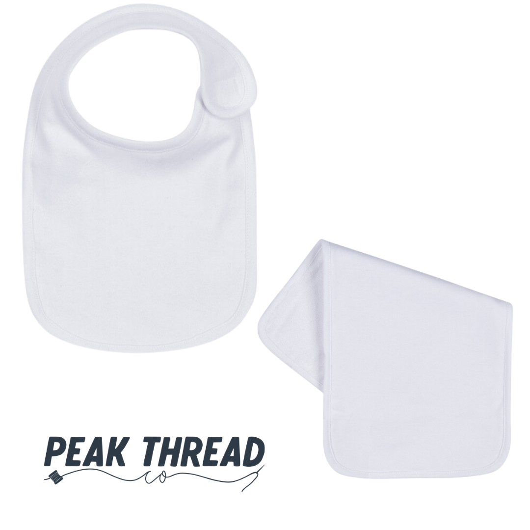 Bib and Burp Cloth Set