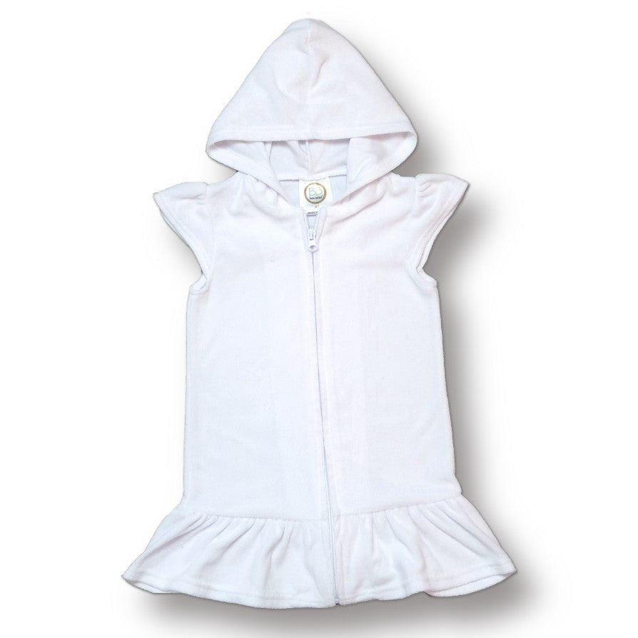 Girls Terry Cloth Swim Cover-Up Dress