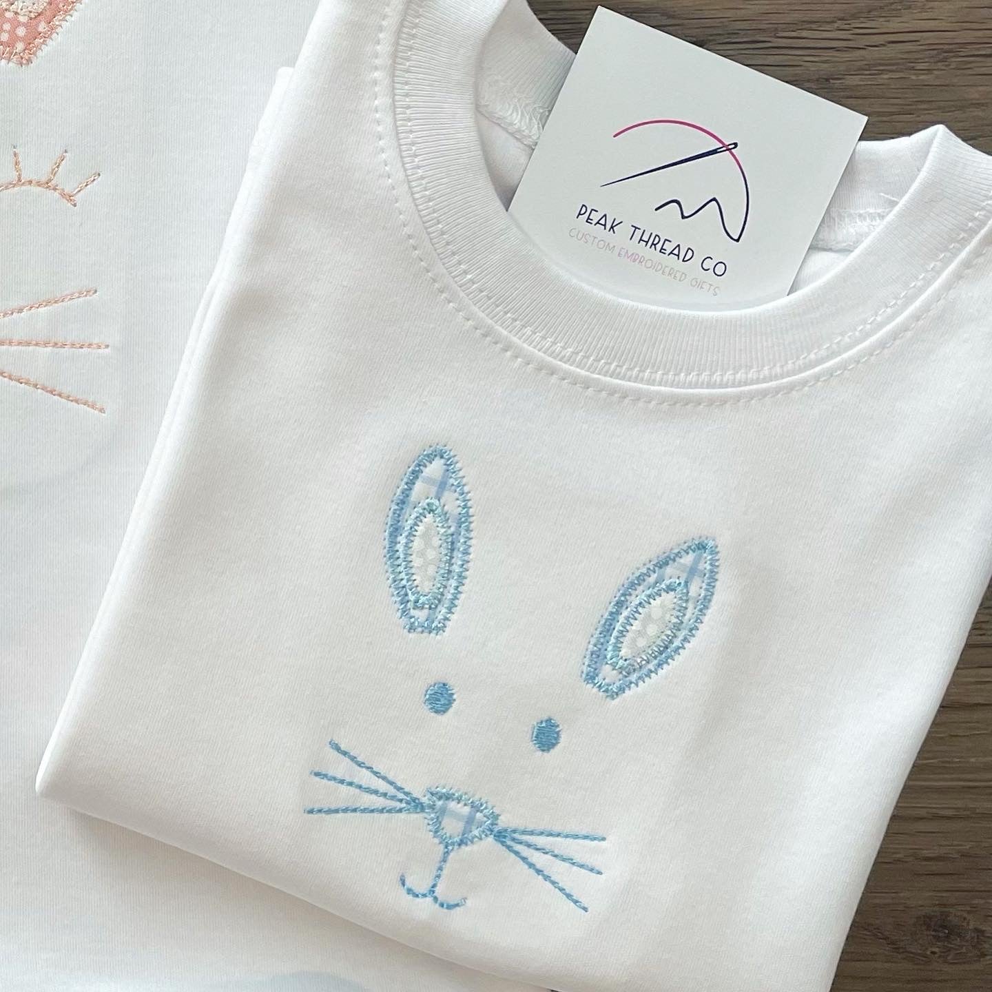 Blue Bunny Face Tee