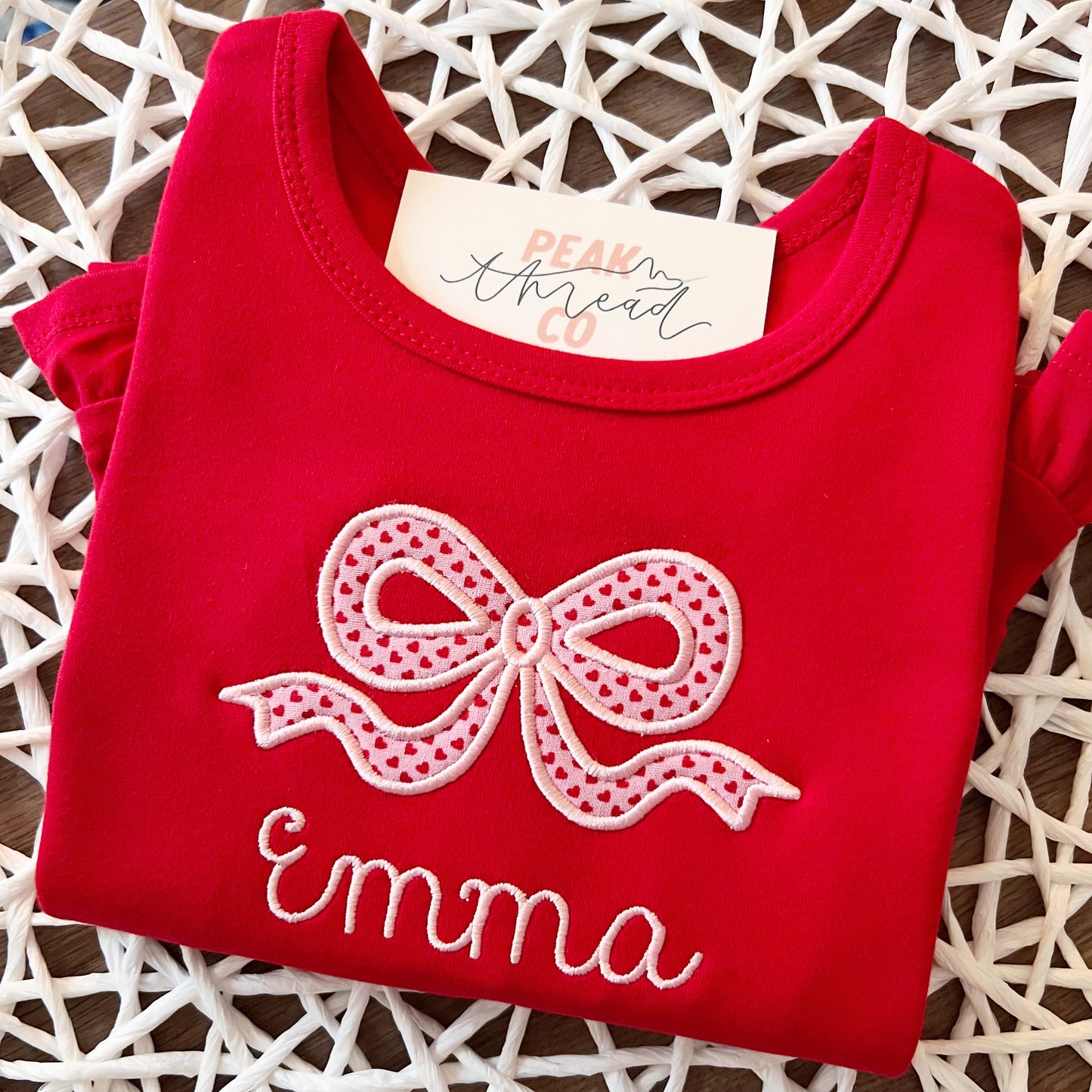 Valentine Bow Tee