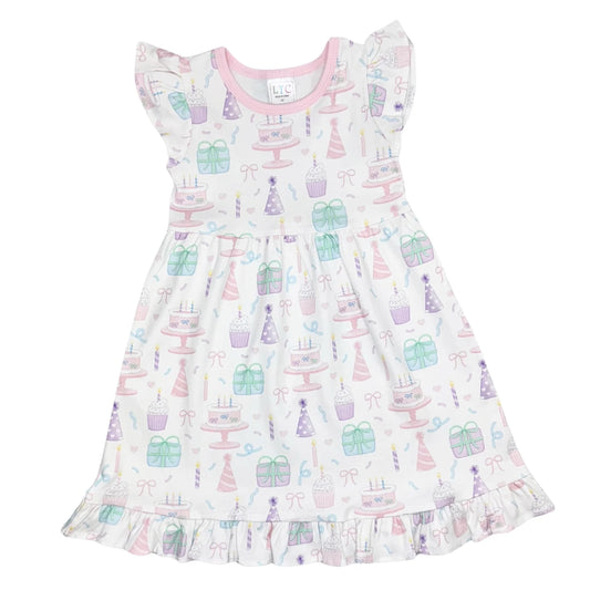 Flutter Sleeve Birthday Dress