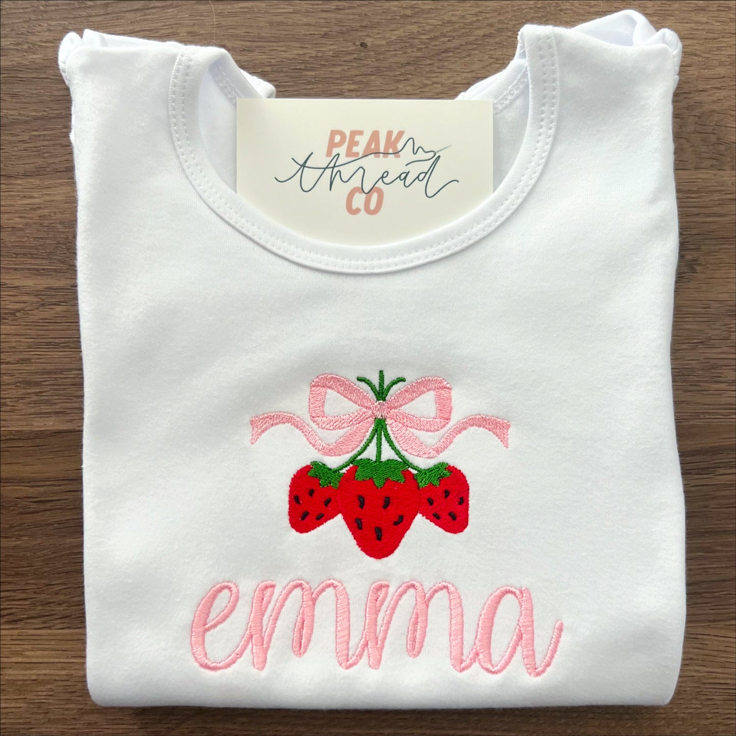 Strawberry Bow Tee