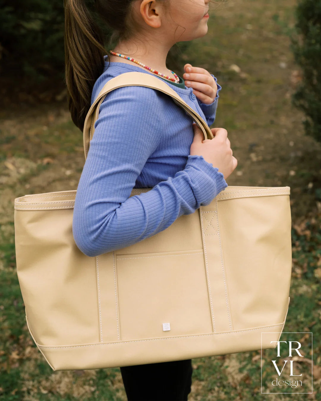 TRVL Coated Canvas Tote - Maxi