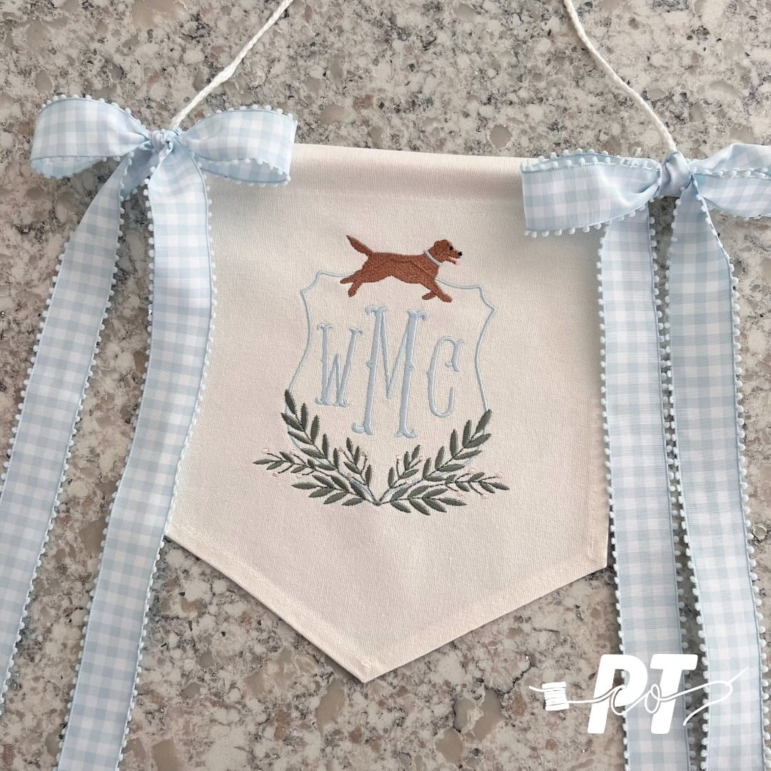 Welcome Baby Puppy Banner