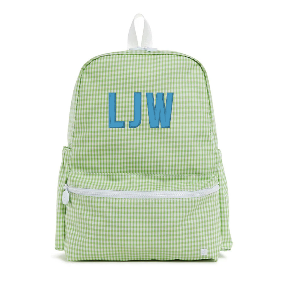 TRVL Backpacker in Gingham Leaf