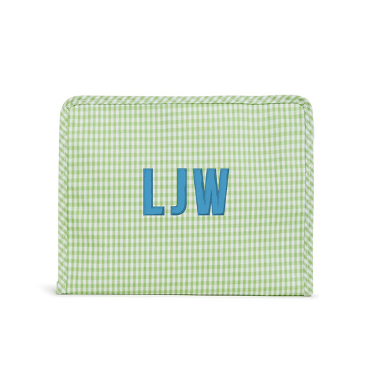 TRVL Medium Roadie in Gingham Leaf