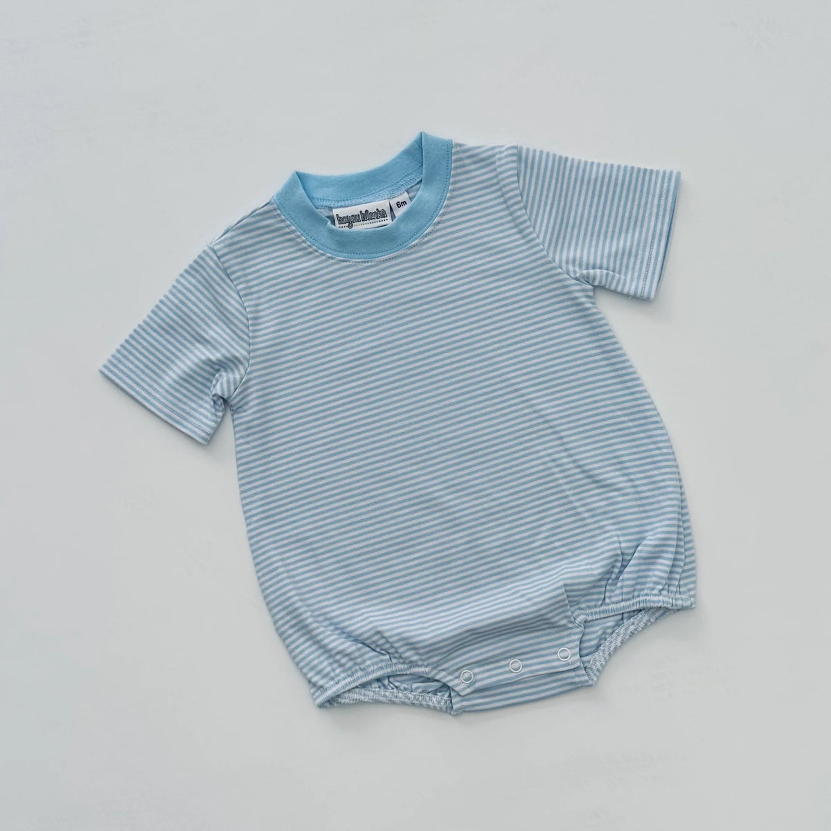 Short Sleeve Striped Bubble