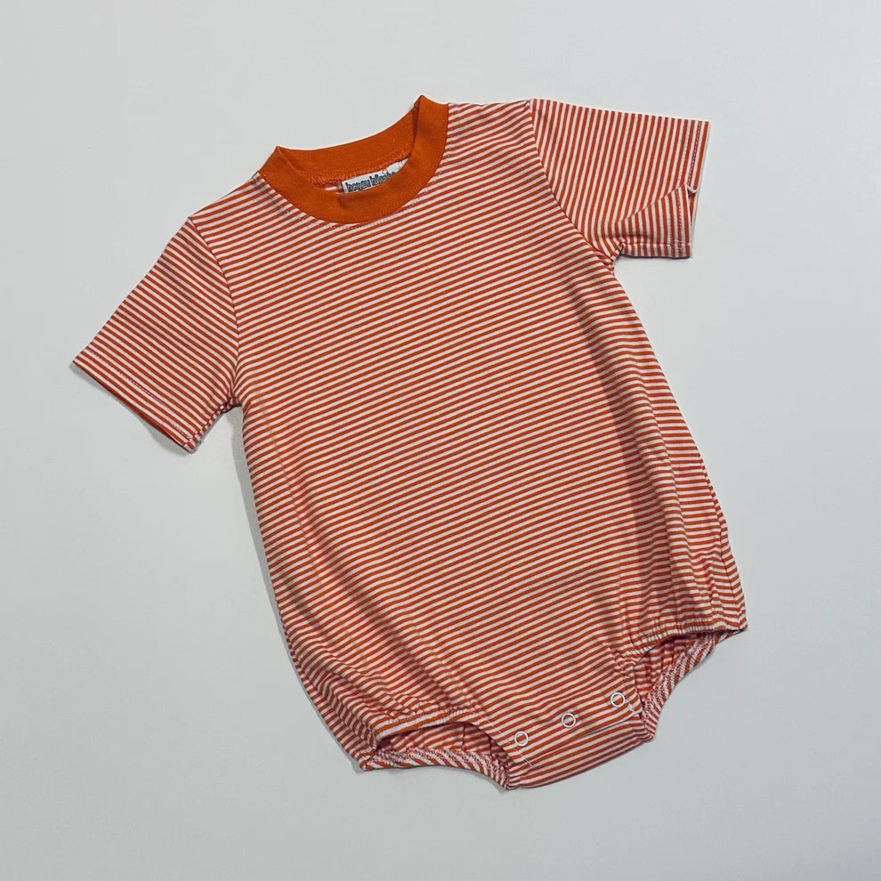 Short Sleeve Striped Bubble