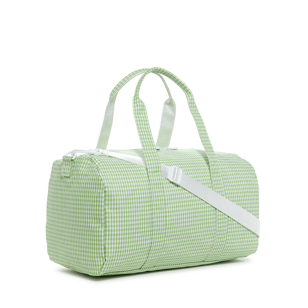 TRVL Weekender Duffle in Gingham Leaf