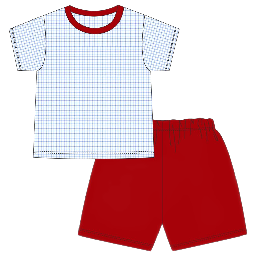 Windowpane - Short Set