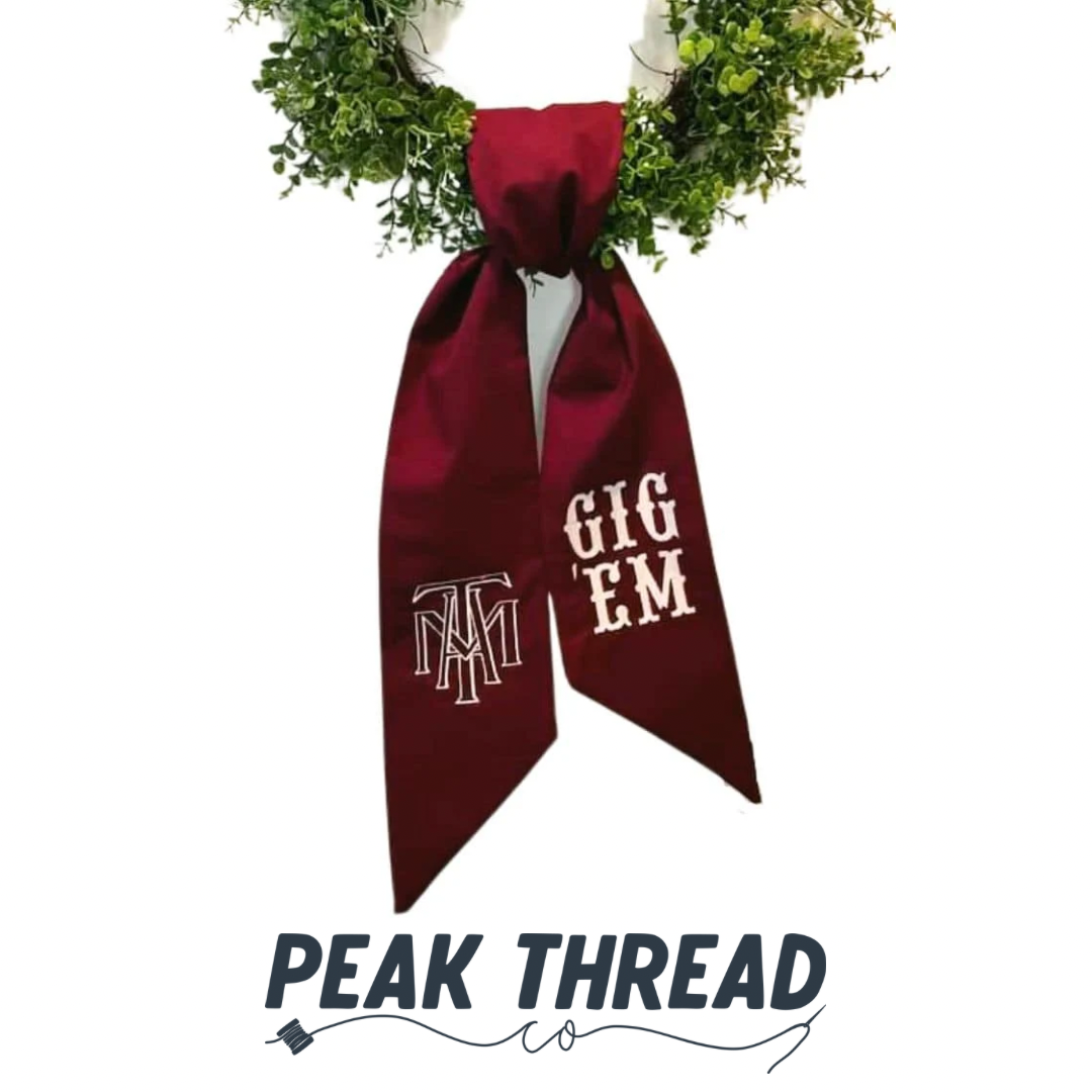 Game Day Wreath Sash