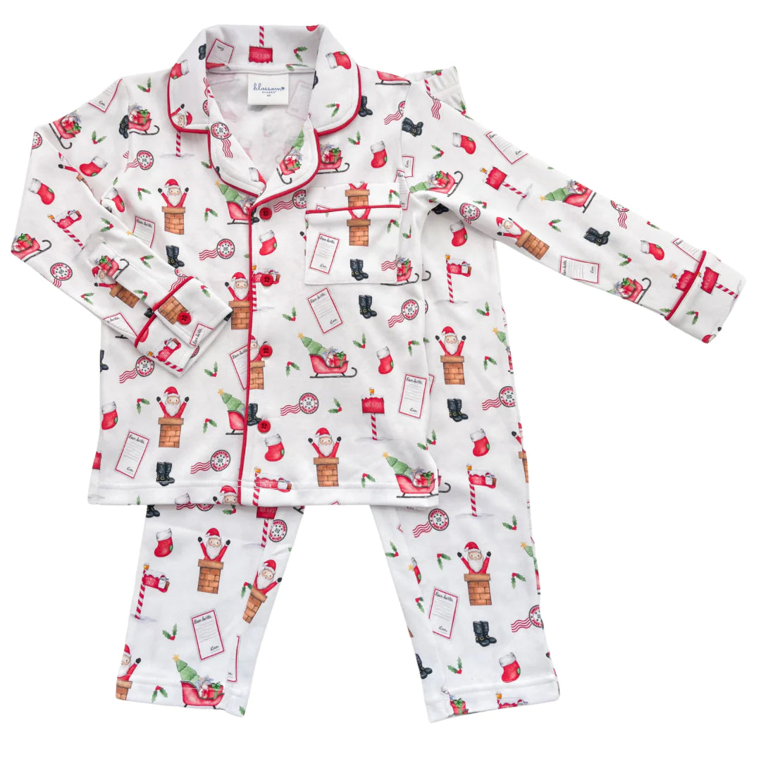 CHRISTMAS PRE-ORDER - Adult Unisex Button Pajama Set