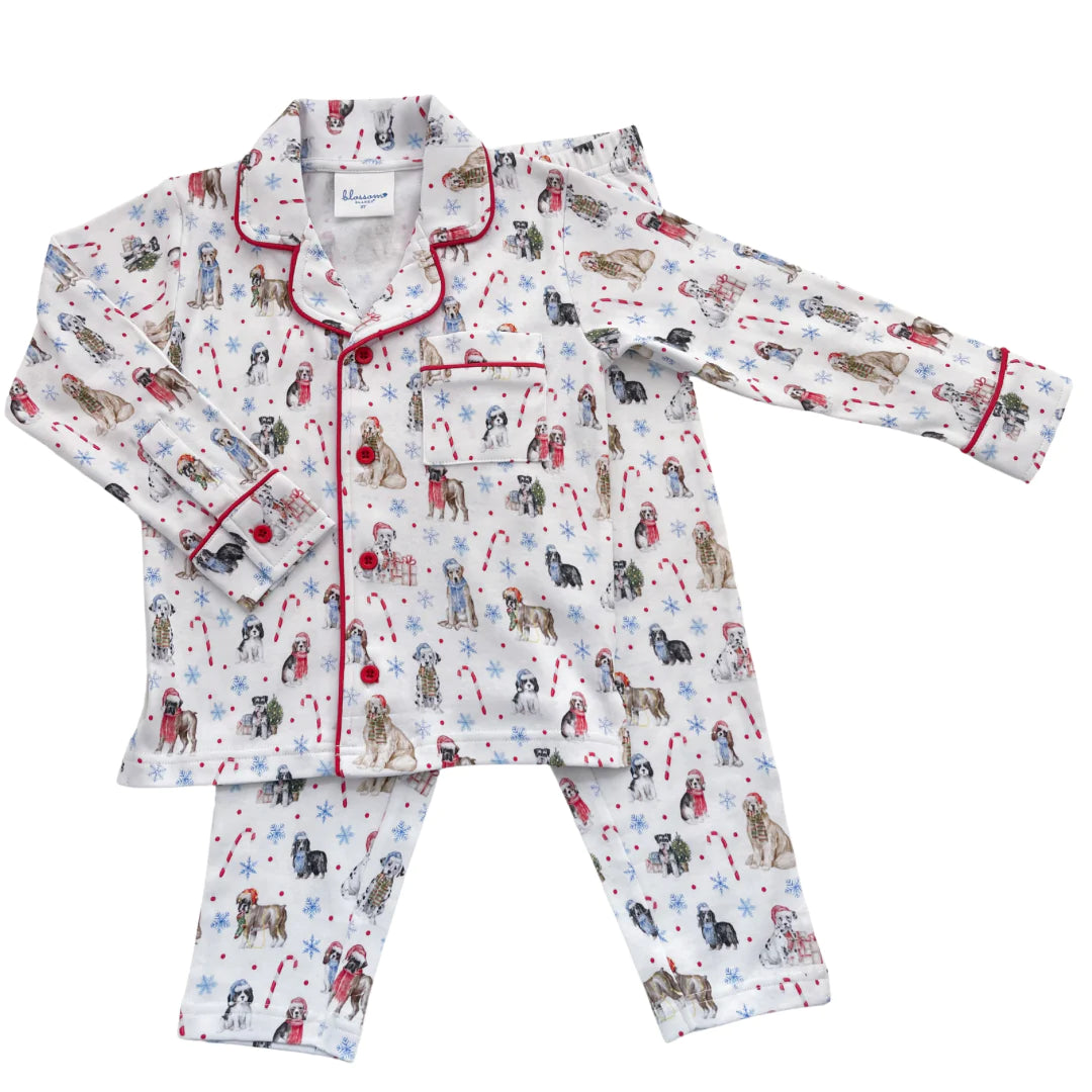 CHRISTMAS PRE-ORDER - Kids Unisex Button Pajama Set